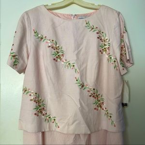 Vintage embroidered Jessica Howard Woman dress